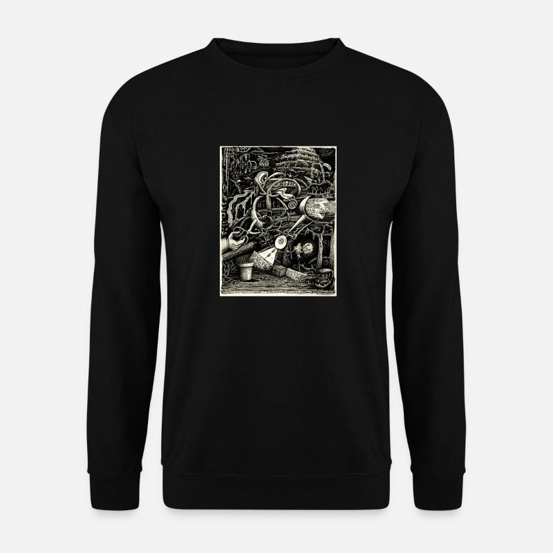 Garten des Wahnsinns - Unisex Pullover - Schwarz