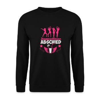 junggesellinnen_abschied_002 - Unisex Pullover - Schwarz - Vorne - Alina (178cm) & Michal (187cm)