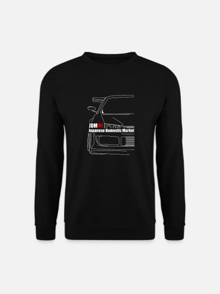 jdm with silhouette - Unisex Sweatshirt - black