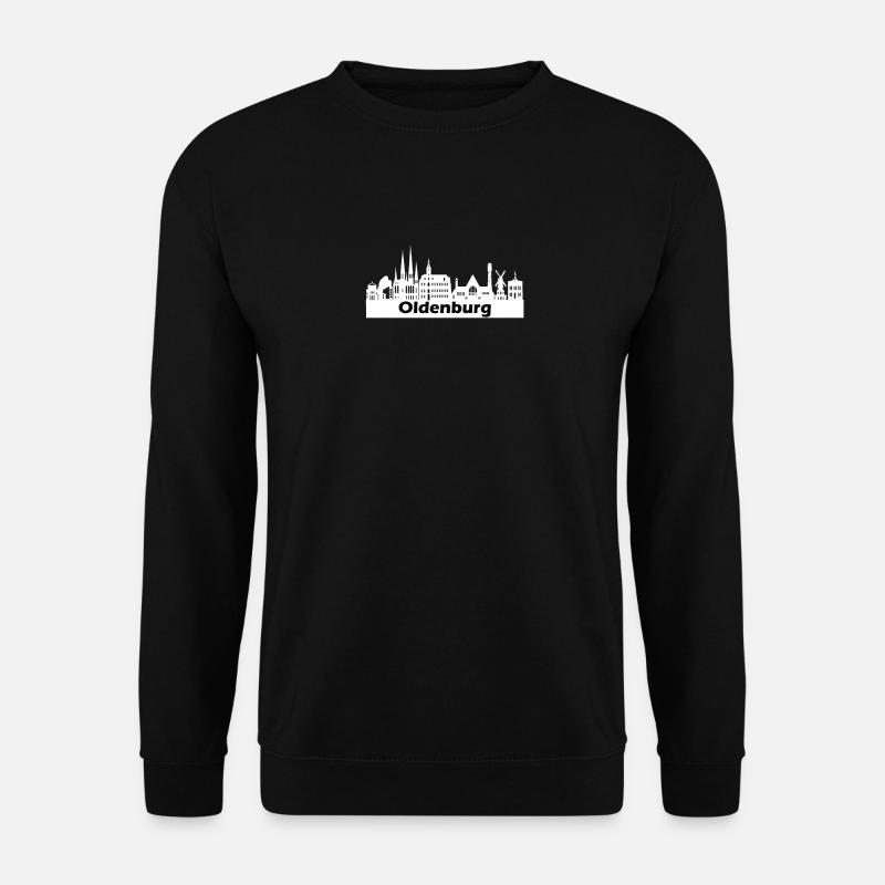 Oldenburg + Skyline white - Unisex Sweatshirt - black
