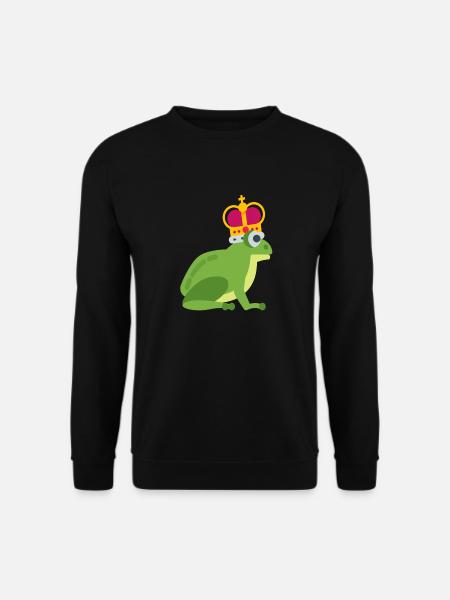 Frog King - Unisex Sweatshirt - black