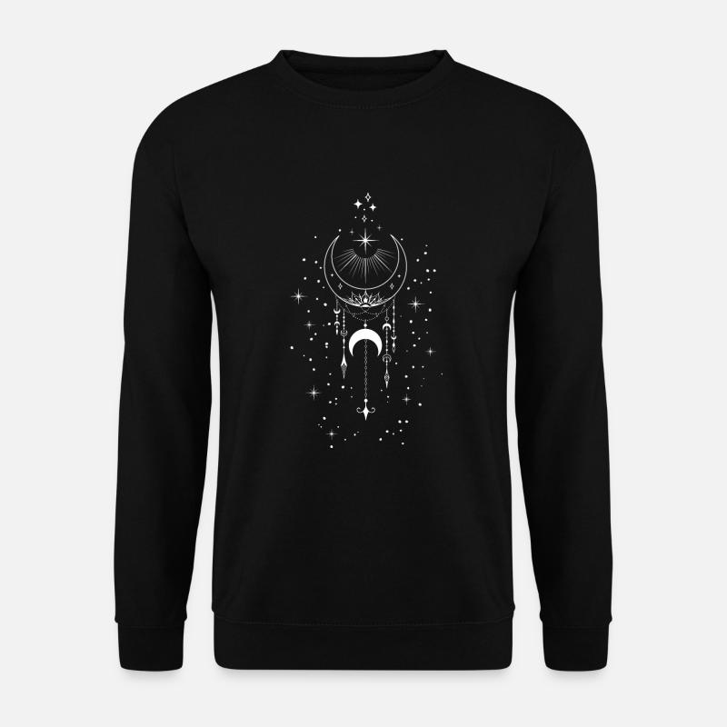 Mond mystisch Okkultismus - Unisex Pullover - Schwarz