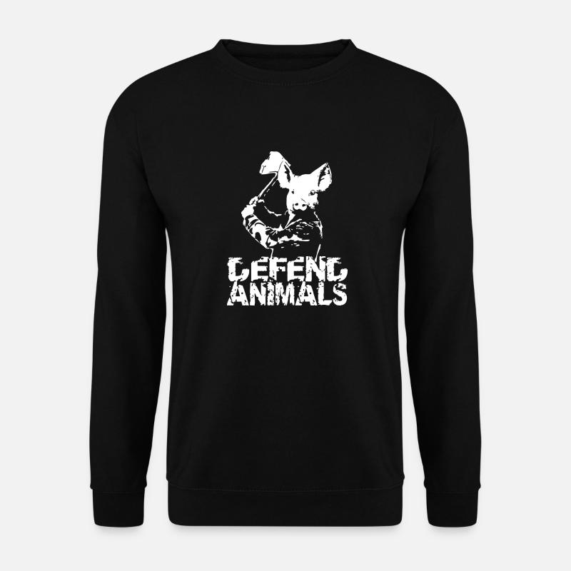 Defend animals - Unisex Sweatshirt - black