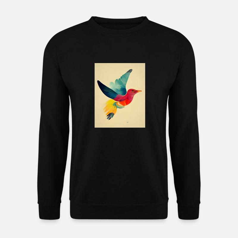 Fliegender Vogel - Unisex Pullover - Schwarz
