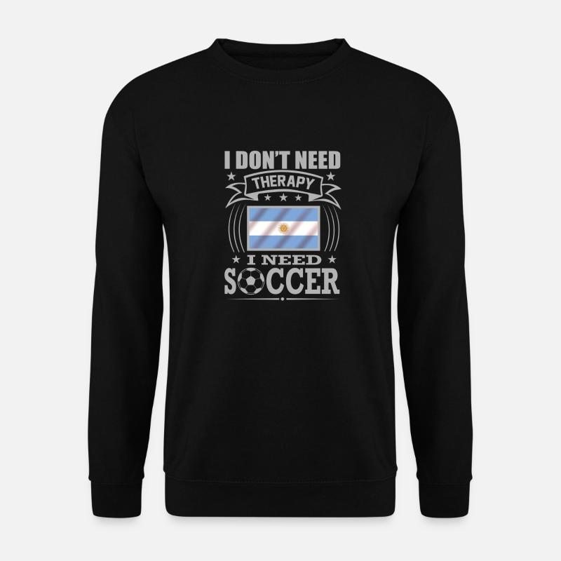 Argentinien Argentina Fußball Soccer 2022 - Unisex Pullover - Schwarz