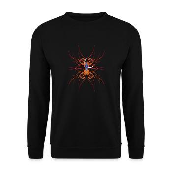 ancestors - Sweat-shirt Unisexe - noir - Devant - Alina (178cm) & Michal (187cm)