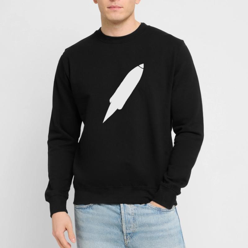 Vecteur de vol spatial spatial de fusée spatiale Sweat-shirt Unisexe