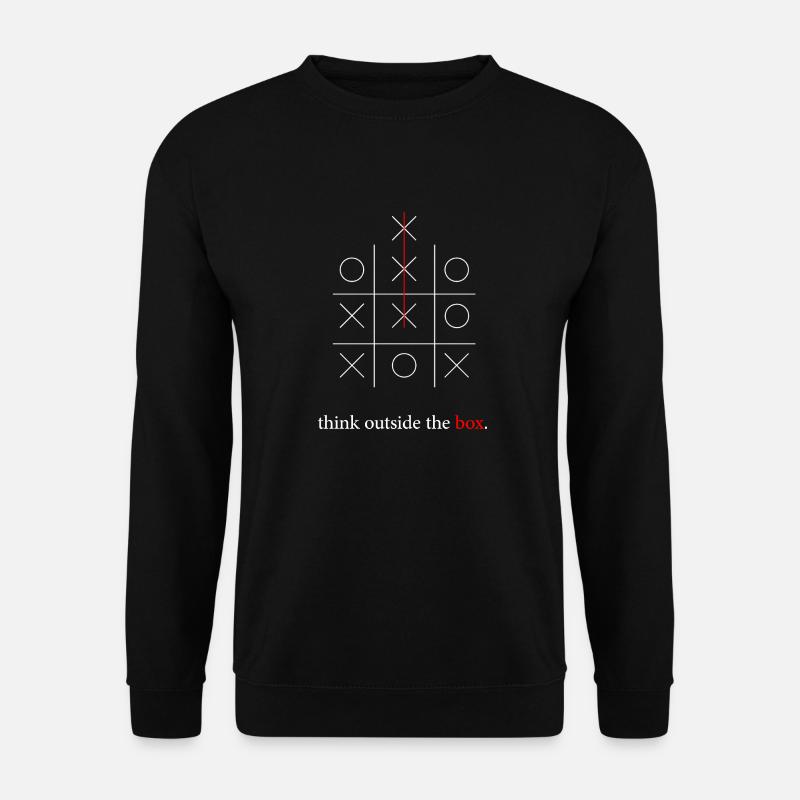 think outside the box - Unisex Sweatshirt - black
