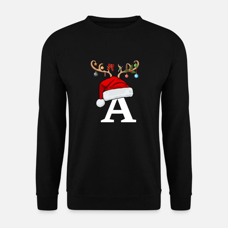 Brief an den Weihnachtshut - Unisex Pullover - Schwarz