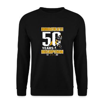 Immaculate 50 Years Reception Pittsburgh - Unisex Sweatshirt - black - Front - Alina (178cm) & Michal (187cm)