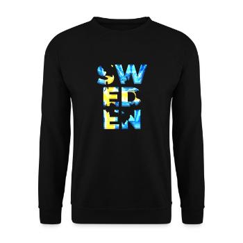 Schweden Schweden Europa Skandinavien Stockholm 3kro - Unisex Pullover - Schwarz - Vorne - Alina (178cm) & Michal (187cm)