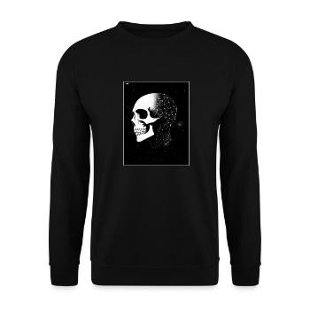 Cosmic Mirror Seekers, Clean - Unisex Pullover - Schwarz - Vorne - Alina (178cm) & Michal (187cm)