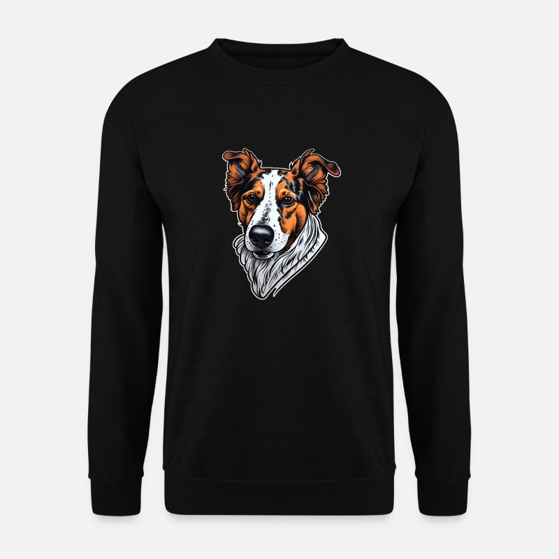 Hundekopf - Unisex Pullover - Schwarz