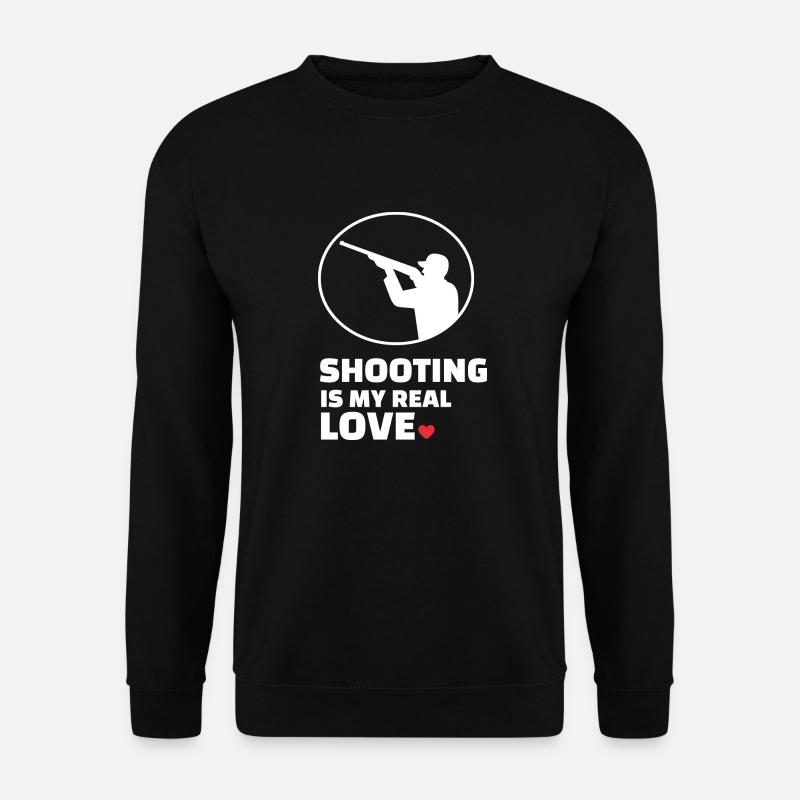 I love shooting - Unisex Sweatshirt - black