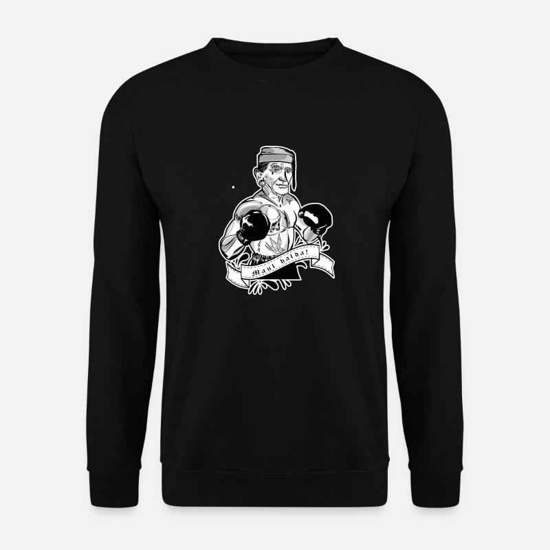 Rieser Grantler // Illustration - Unisex Pullover - Schwarz