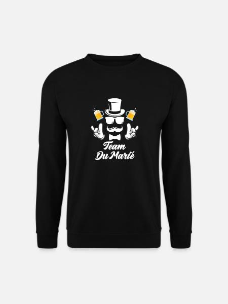 Enterrement de vie de garçon EVG Staff Marié Drôle - Sweat-shirt Unisexe - noir