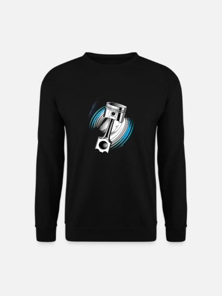 Kolbenkraft in Aktion - Unisex Pullover - Schwarz