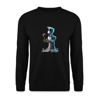 Schöngeist - Unisex Pullover - Schwarz - Vorne - Alina (178cm) & Michal (187cm)