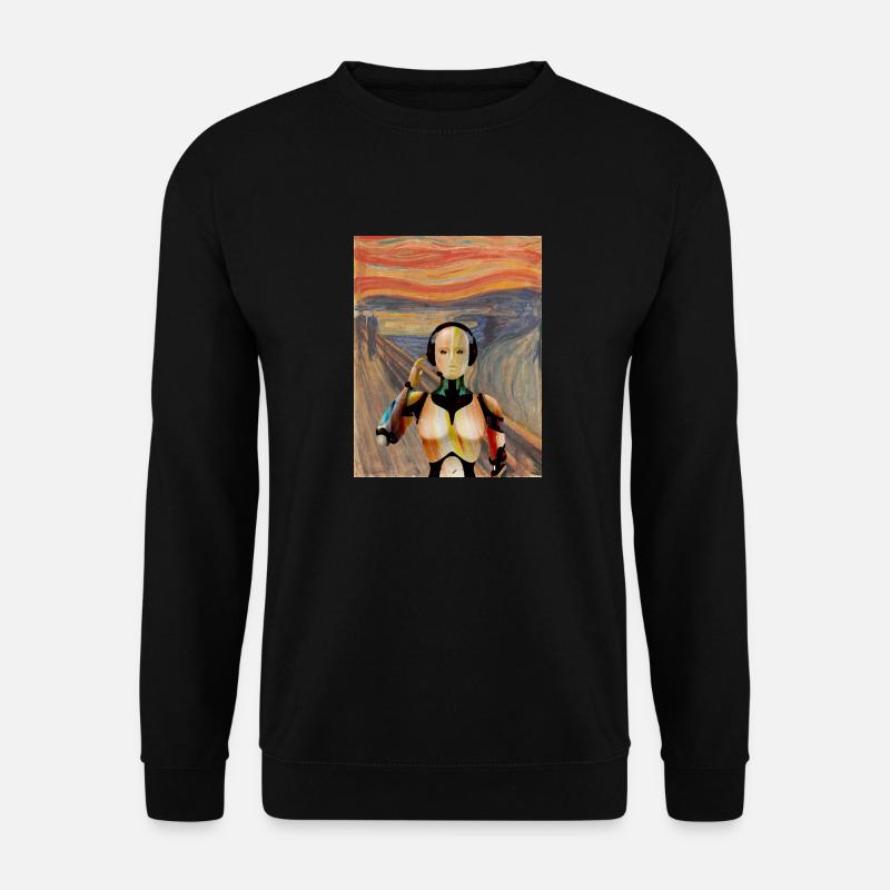 Edvard Munch - Unisex Pullover - Schwarz