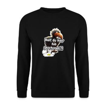 Verrückter DoDo - Unisex Pullover - Schwarz - Vorne - Alina (178cm) & Michal (187cm)