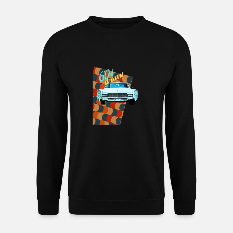 60er Träume / Sixties / Oldtimer - Unisex Pullover - Schwarz