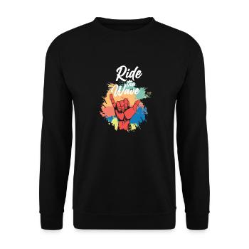 Planche de surf Surfer Sports nautiques - Sweat-shirt Unisexe - noir - Devant - Alina (178cm) & Michal (187cm)