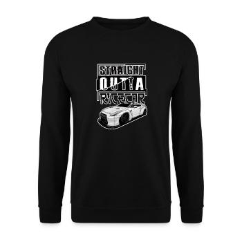 GTR Tuning Illustration - Unisex Pullover - Schwarz - Vorne - Alina (178cm) & Michal (187cm)