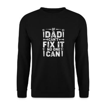 Opa, Oma, Opa, Oma, Papa, Mama, - Unisex Pullover - Schwarz - Vorne - Alina (178cm) & Michal (187cm)