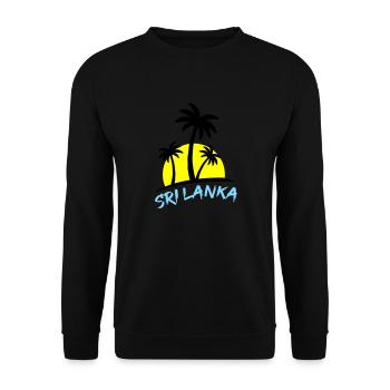 Sri Lanka - Unisex Sweatshirt - black - Front - Alina (178cm) & Michal (187cm)
