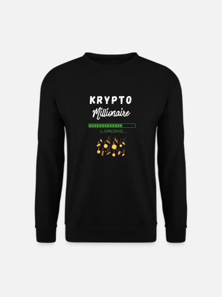 Krypto Millionaire - Krypto Millionär LOADING - Unisex Pullover - Schwarz