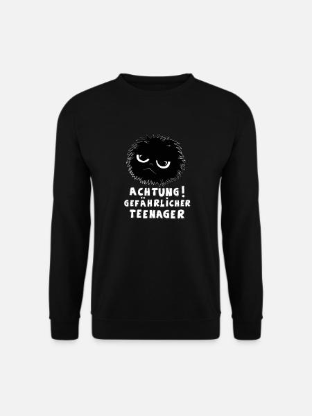 Beware of teenagers - Unisex Sweatshirt - black