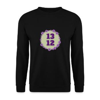 1312 / ACAB - Unisex Sweatshirt - black - Front - Alina (178cm) & Michal (187cm)