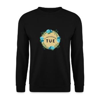 Masculinism kills - Unisex Sweatshirt - black - Front - Alina (178cm) & Michal (187cm)
