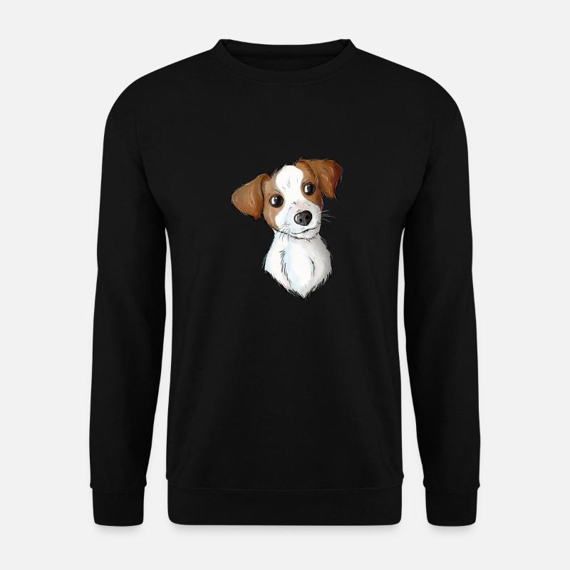 Jack Russell Pattern 2 2 - Unisex Pullover - Schwarz