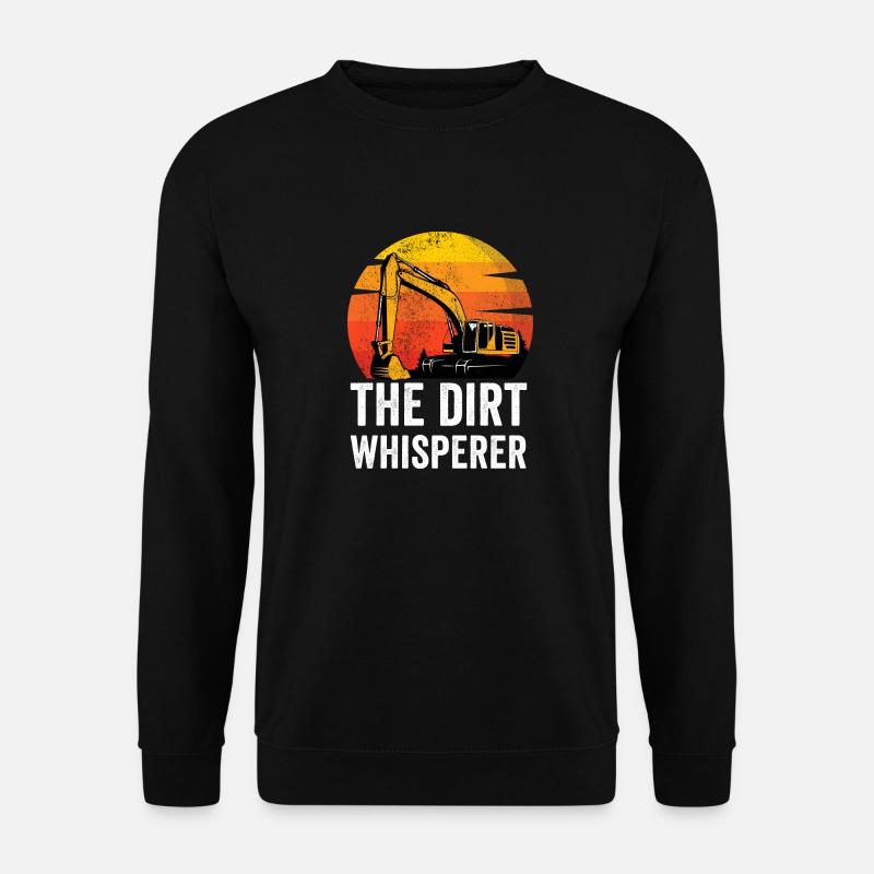 Baggerfahrer Baggerfahrer - Unisex Pullover - Schwarz