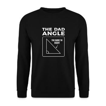 Papa Joke Fête des Pères Dictons drôles - Sweat-shirt Unisexe - noir - Devant - Alina (178cm) & Michal (187cm)
