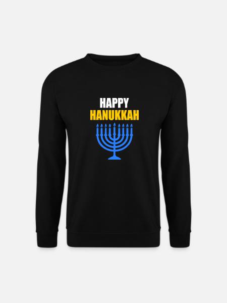 HAPPY HANUKKAH - Unisex Sweatshirt - black