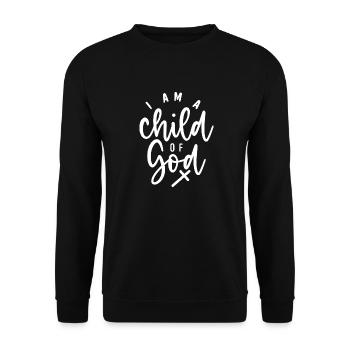 Jesus Gott Bibel Kirche Christlicher Glaube Glauben - Unisex Pullover - Schwarz - Vorne - Alina (178cm) & Michal (187cm)