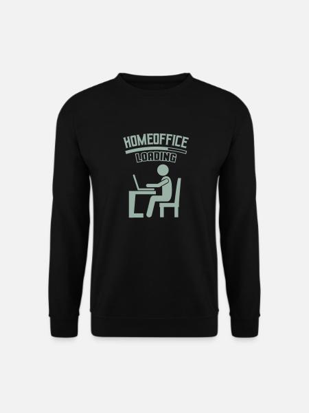Arbeit Büro Homeoffice Loading - Unisex Pullover - Schwarz