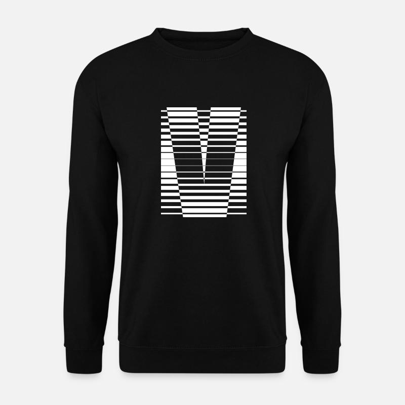 INITIAL V - Unisex Sweatshirt - black