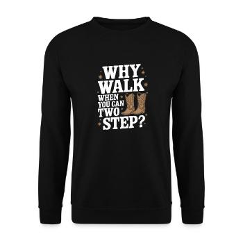 Danse en ligne Danseurs - Sweat-shirt Unisexe - noir - Devant - Alina (178cm) & Michal (187cm)