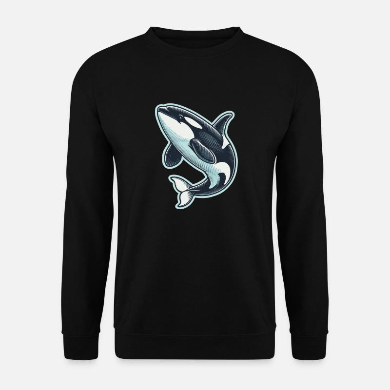 Orca - Unisex Pullover - Schwarz