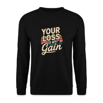 Treasure hunt for real adventurers - Unisex Sweatshirt - black - Front - Alina (178cm) & Michal (187cm)
