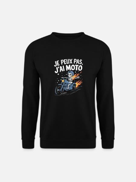 J'peux pas j'ai moto - Sweat-shirt Unisexe - noir