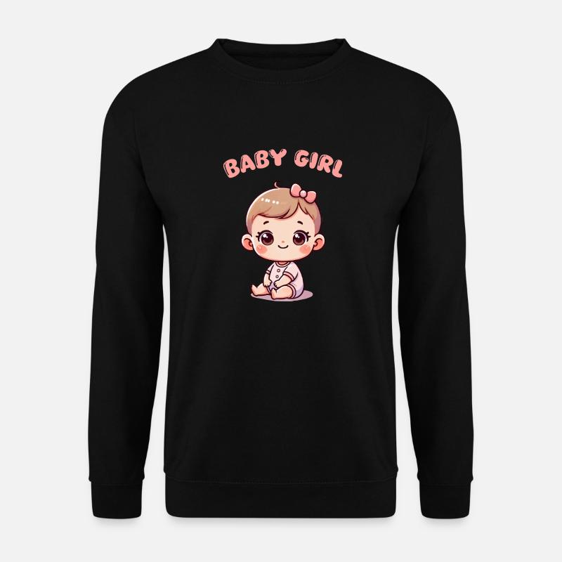 baby girl - Unisex Pullover - Schwarz