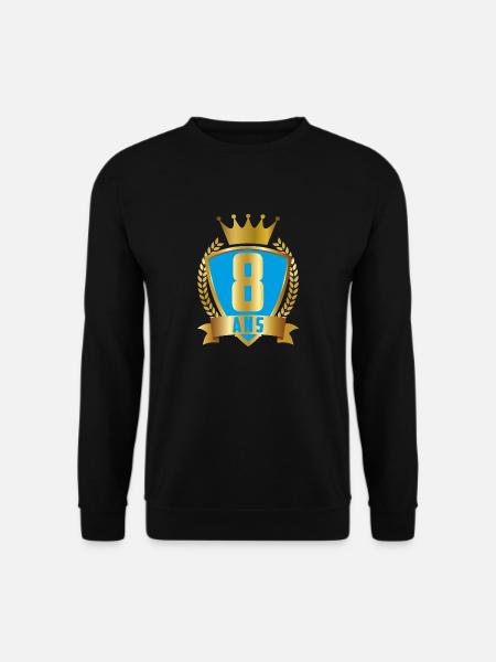 8ANS BLEU - Sweat-shirt Unisexe - noir