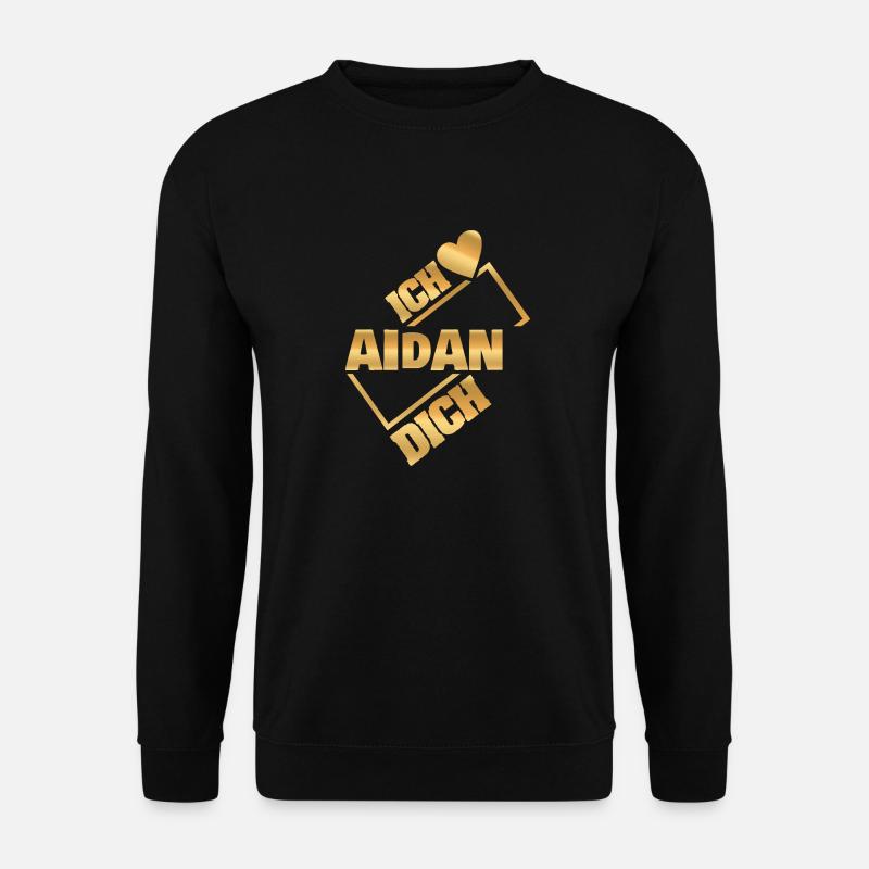 Couple Aidan - Unisex Pullover - Schwarz
