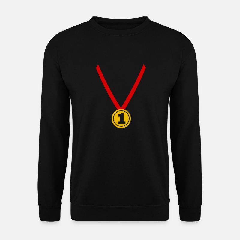 Medaille - Unisex Pullover - Schwarz