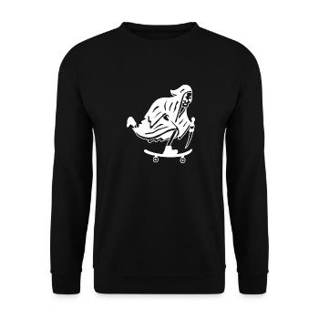 Couteau de patineur de la mort - Sweat-shirt Unisexe - noir - Devant - Alina (178cm) & Michal (187cm)