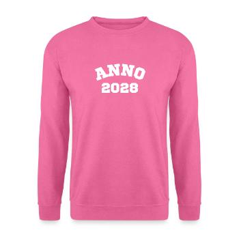 Anno 2028 Geburtstag Geburtsjahr - Unisex Pullover - Pink - Vorne